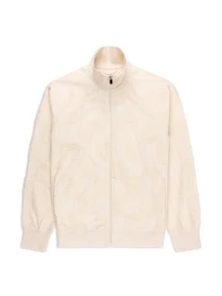 Anzio Zip-Up Track Jacket-Gardenia