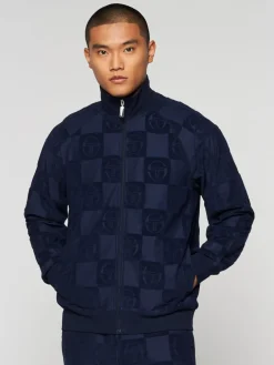 Anzio Zip-Up Track Jacket-Maritime Blue