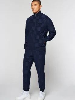 Anzio Zip-Up Track Jacket-Maritime Blue