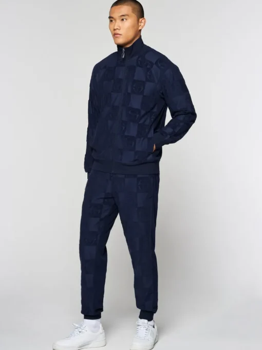 Anzio Zip-Up Track Jacket-Maritime Blue