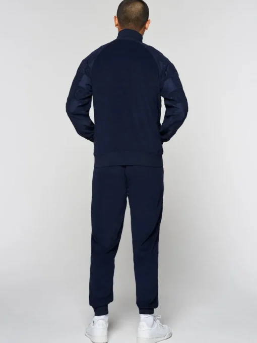 Anzio Zip-Up Track Jacket-Maritime Blue