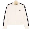 Atri Velour Track Jacket- Gardenia