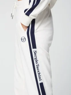 Atri Velour Track Pant- Gardenia