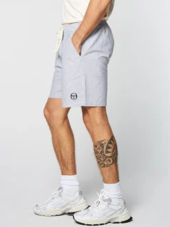 Cosimo Oxford Shorts- Maritime Blue