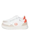 Court Classic Mp Sneaker- White/ Tofu/ Ponciana Red
