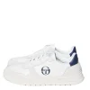 Court Classic Mp Sneaker- White/ Antique White/ Maritime Blue