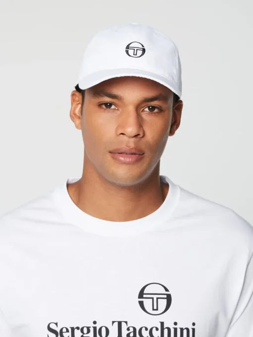 Court Hat- Brilliant White