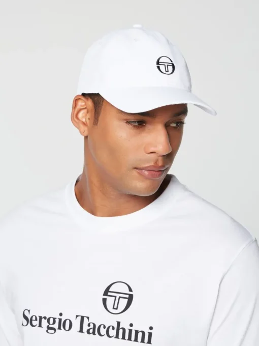 Court Hat- Brilliant White