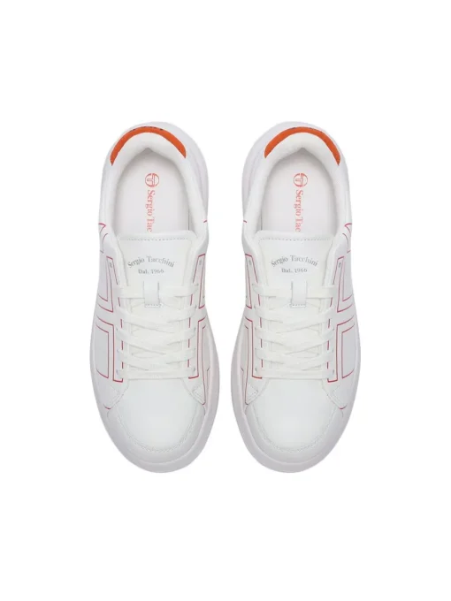 1966 Court Sneaker- White/ Adrenaline Rush