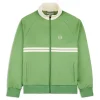 Dallas Track Jacket Archivio- Jade Green/ Pearl Ivory