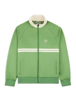 Dallas Track Jacket Archivio- Jade Green/ Pearl Ivory
