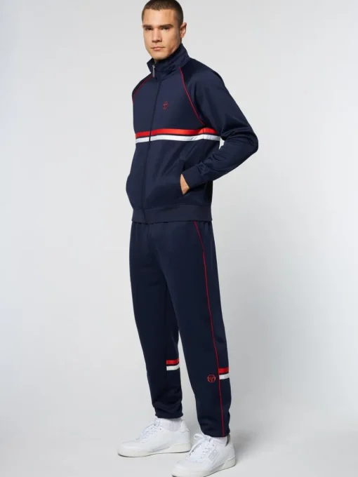 Dallas Track Jacket- Maritime Blue