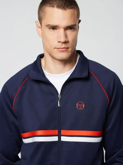 Dallas Track Jacket- Maritime Blue