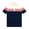 Damarindo Polo Archivio- Gardenia/ Maritime Blue