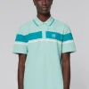 Damarindo Polo- Ocean Wave/ Blue Grass
