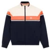 Damarindo Track Jacket Archivio- Gardenia/ Maritime Blue