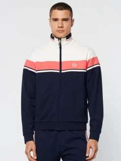 Damarindo Track Jacket Archivio- Gardenia/ Maritime Blue