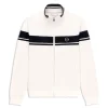 Damarindo Velour Track Jacket- Gardenia