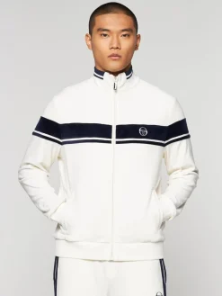 Damarindo Velour Track Jacket- Gardenia