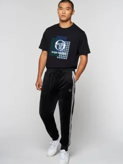 Damarindo Velour Track Pant- Black Beauty