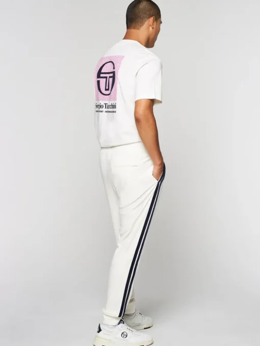 Damarindo Velour Track Pant- Gardenia