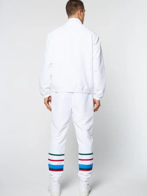 Denver Track Jacket- White
