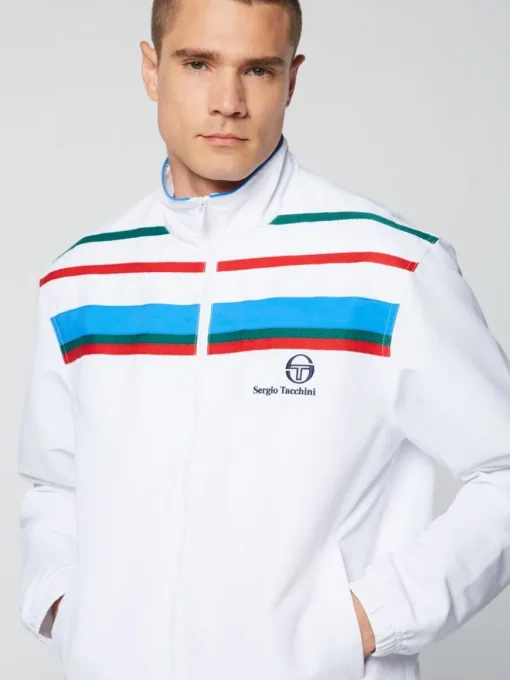 Denver Track Jacket- White