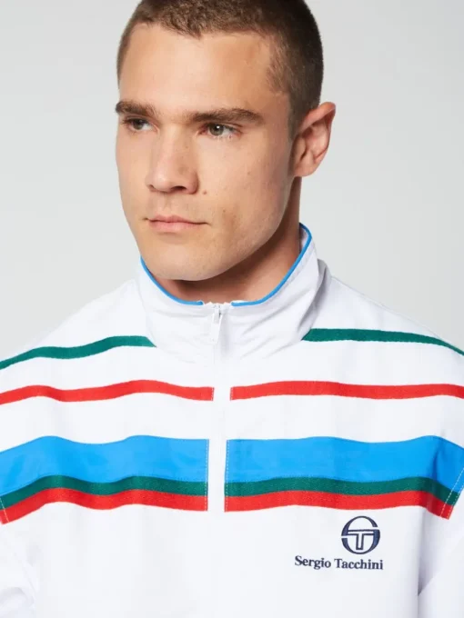 Denver Track Jacket- White