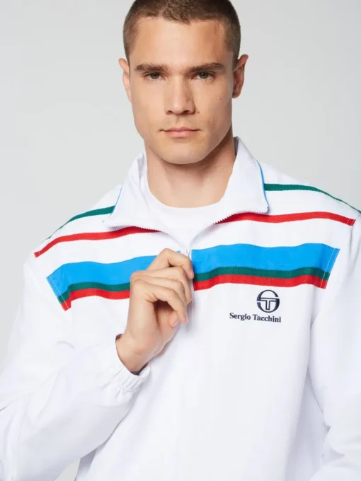 Denver Track Jacket- White