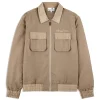 Devonte Track Jacket- Humus