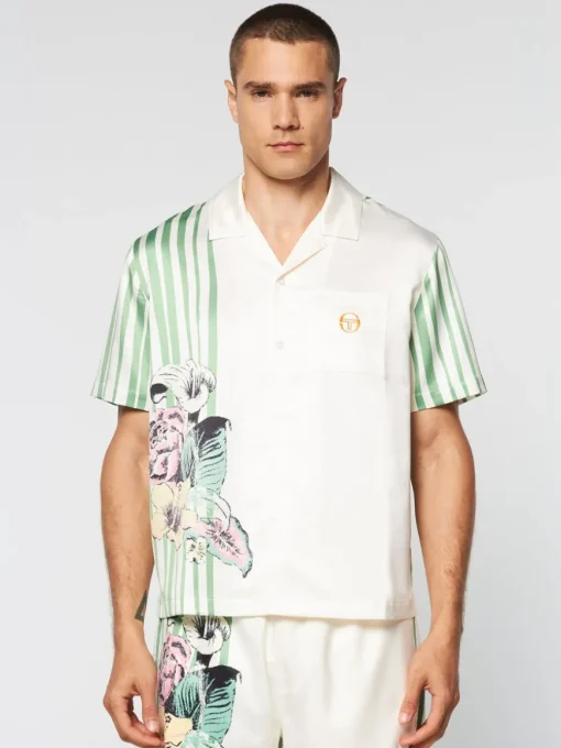 Ella Printed Shirt- Gardenia