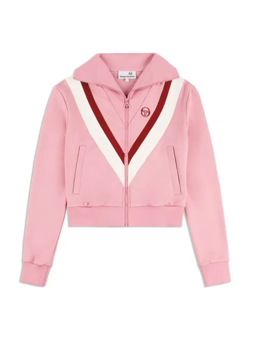 Federica Knit Zip Track Jacket- Polignac