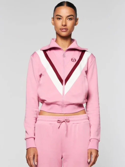 Federica Knit Zip Track Jacket- Polignac