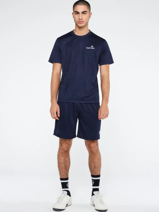 Geo T-Shirt-Maritime Blue