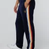 Goran Velour Track Pant Archivio- Maritime Blue