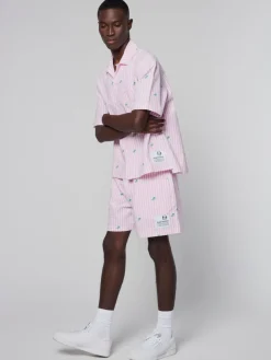 Granda Camp Shirt-Begonia Pink