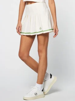 Kalkman Tennis Skirt- Gardenia