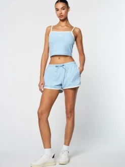 Laura High Waist Short- Clear Sky