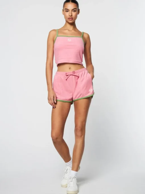 Laura High Waist Short- Wild Rose