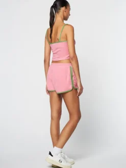 Laura High Waist Short- Wild Rose