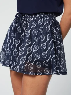 Lesi Mesh Skirt- Maritime Blue