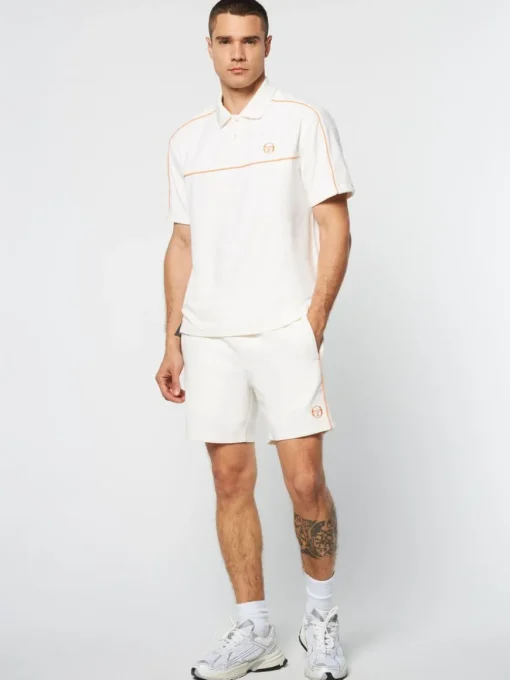 Lioni Velour Polo Archivio- Gardenia