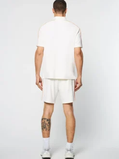 Lioni Velour Polo Archivio- Gardenia