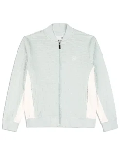 Livata Monogram Track Jacket- Surf Spray