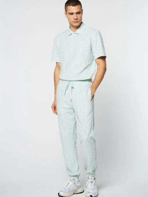 Livata Monogram Track Pant- Surf Spray