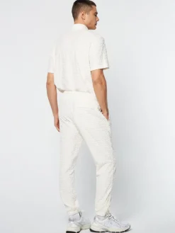 Livata Monogram Track Pant- Gardenia