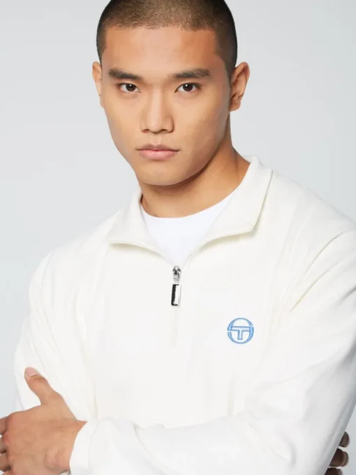 Mezza Half Zip- Gardenia