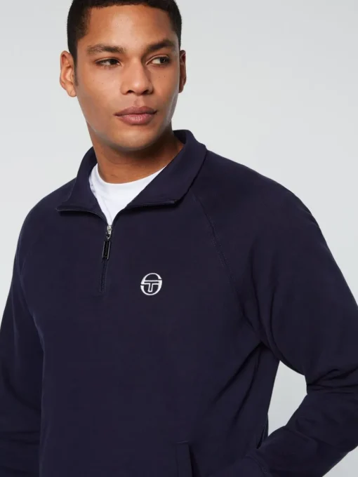 Mezza Half Zip- Maritime Blue