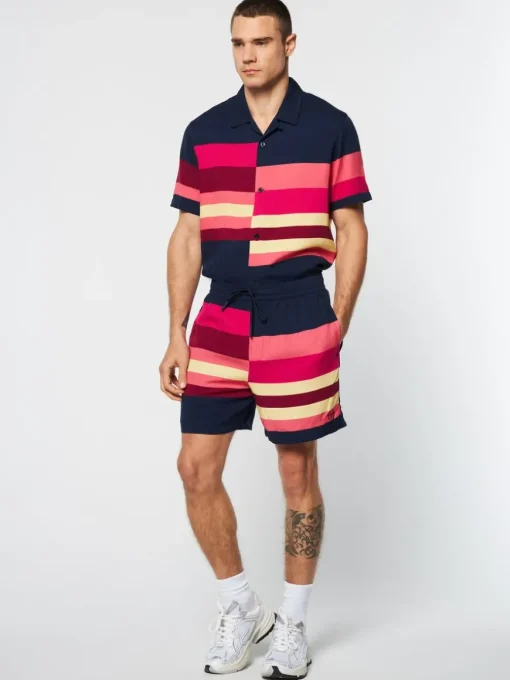Pennellata Short- Maritime Blue/ Multi