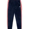 Pereto Velour Track Pant- Maritime Blue